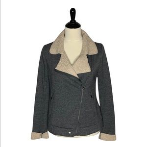 Lightweight Sherpa Gray Beige Jacket